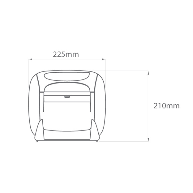 Hairfoil 24 7 afmetingen tekening
