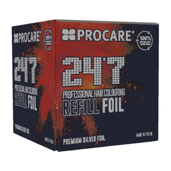 Procare 24 7 Premium folie, 450 m X 10 cm, 18 mu, zilver