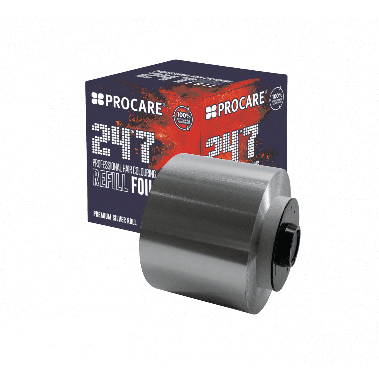 Procare 24 7 haarfolie, 450 m X 10 cm, 18 mu, zilver